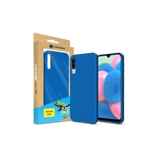 

Чехол для моб. телефона MakeFuture Flex Case (Soft-touch TPU) Samsung A30s Blue (MCF-SA30SBL)