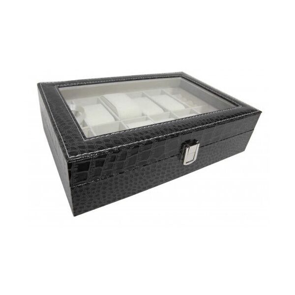 

Шкатулка для хранения часов Craft 8WRIN.CROC.BL