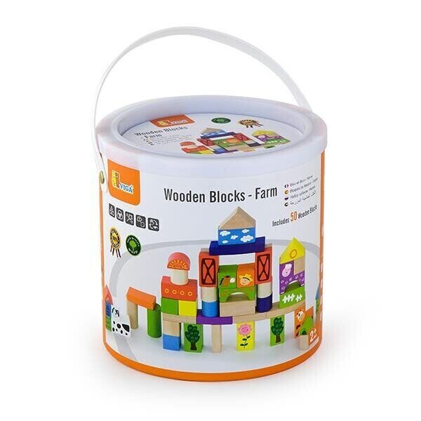

Набір будівельних блоків Viga Toys Ферма (2400640953014)