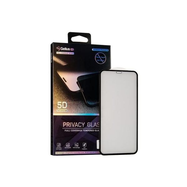 

Стекло защитное Gelius Pro 5D Privasy Glass for iPhone 11 Black (00000075731)