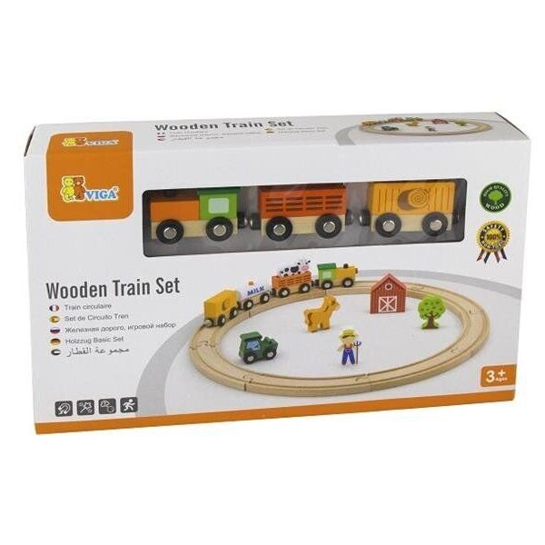 

Ігровий набір Viga Toys Залізниця 19 деталей (2000902715192)