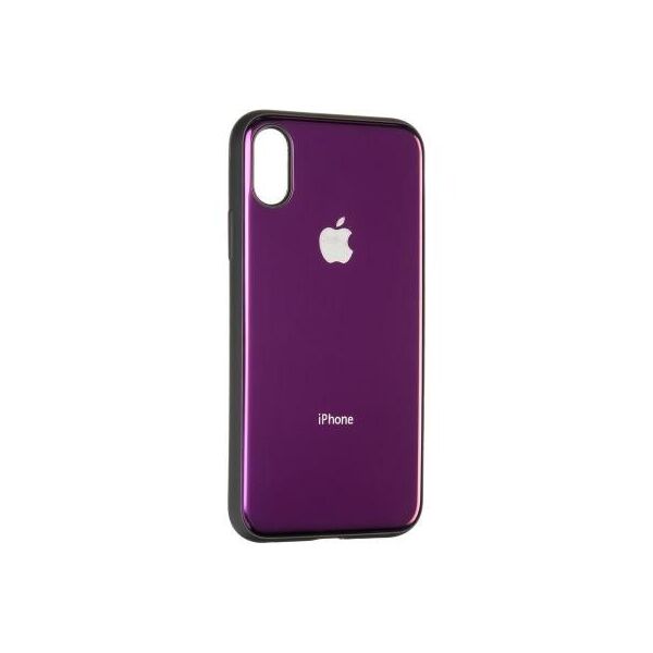 

Чехол для моб. телефона Gelius Metal Glass Case for iPhone X/XS Violet (00000077022)