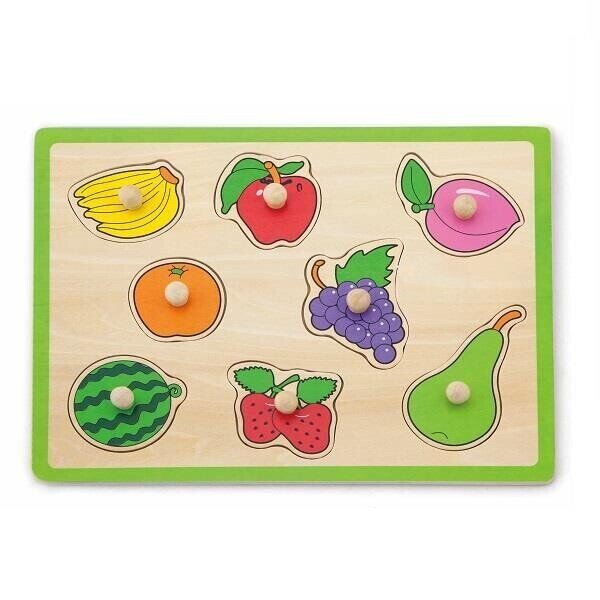 

Пазл-вкладыш Viga Toys Фрукти (2400672929018)