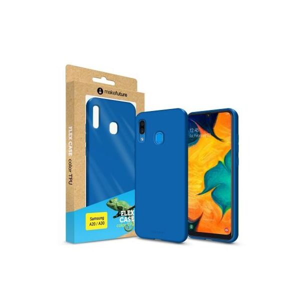 

Чехол для моб. телефона MakeFuture Flex Case (Soft-touch TPU) Samsung A20/A30 Blue (MCF-SA205BL)