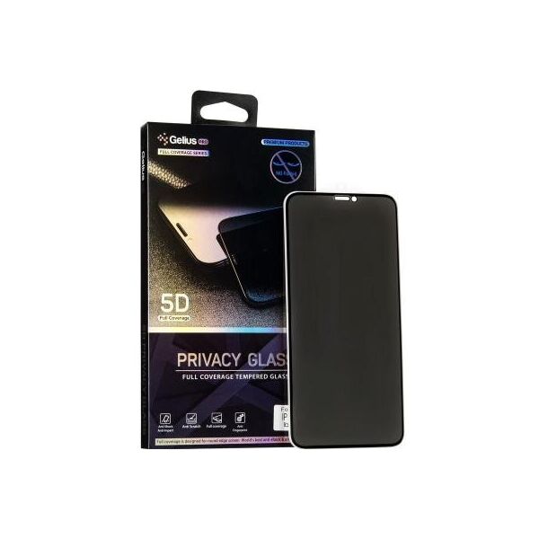 

Стекло защитное Gelius Pro 5D Privasy Glass for iPhone X/XS Black (00000070957)