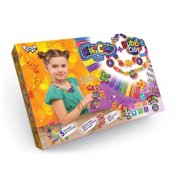 

Набір креативної творчості із пластиліну AIR CLAY+BUBBLE CLAY (2000901556826)