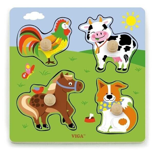 

Рамка-вкладыш Viga Toys Ферма (2400672950012)