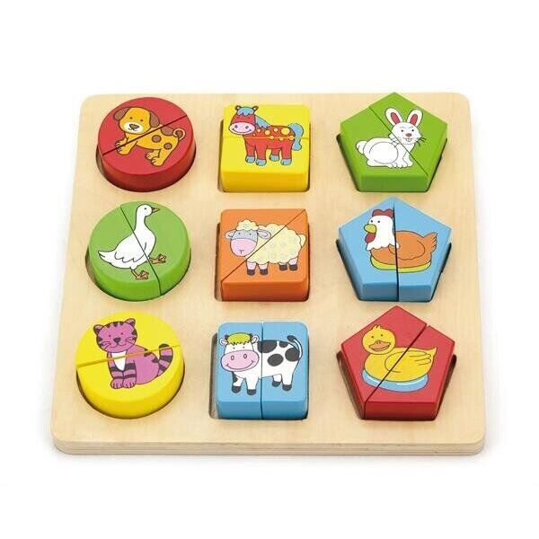 

Пазл Viga Toys Формы. Животный мир (2400715255012)