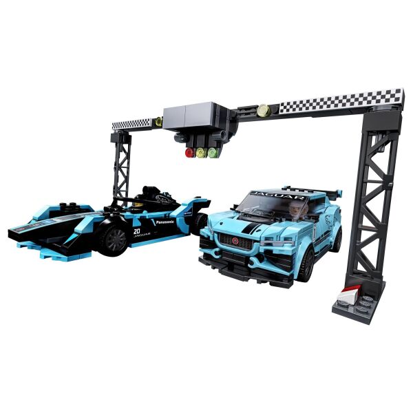 

Конструктор LEGO Speed ​​Champions Speed ​​Formula E Panasonic Jaguar Racing GEN2 car & Jaguar I-PACE eTROPHY (76898)