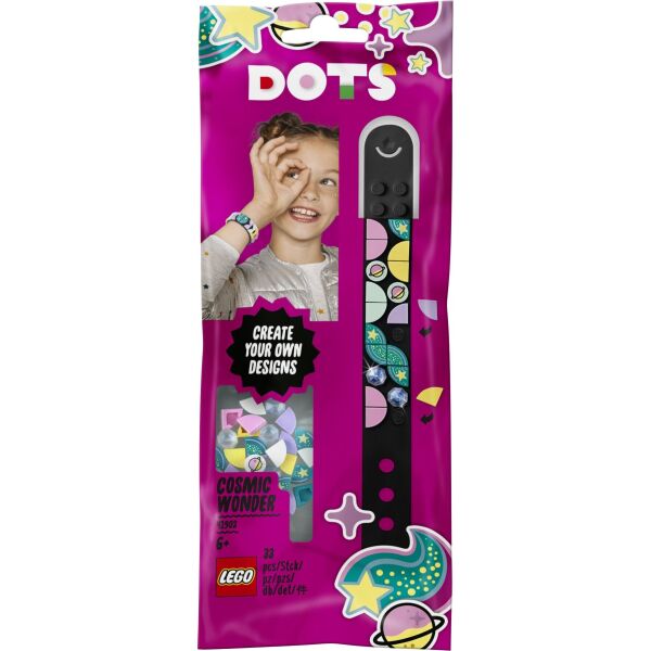 

Конструктор LEGO DOTs Браслет космічні чудеса (41903)
