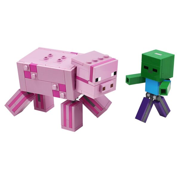 

Конструктор LEGO Minecraft Свиня і зомбі-дитина (21157)