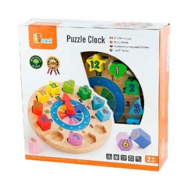 

Пазл Viga Toys Годинник (2400632724011)