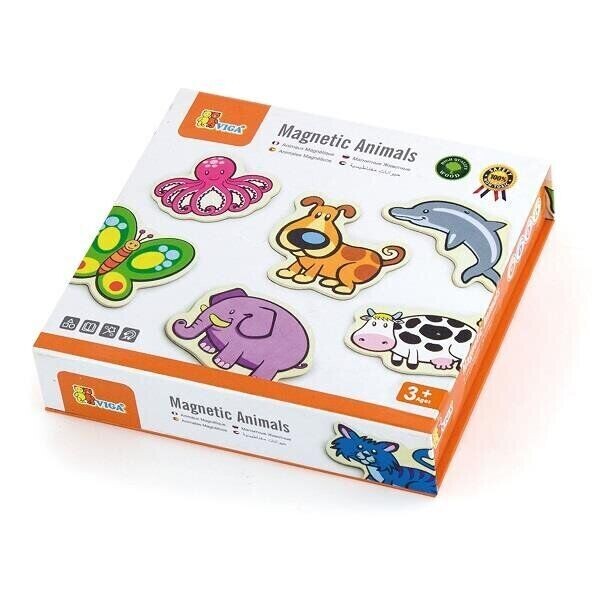 

Набір магнітних фігурок Viga Toys У світі тварин (2400667304011)