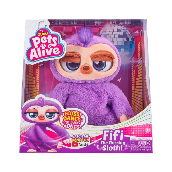

Интерактивная мягкая игрушка PETS ALIVE - Танцующий ленивец (2000903796992)