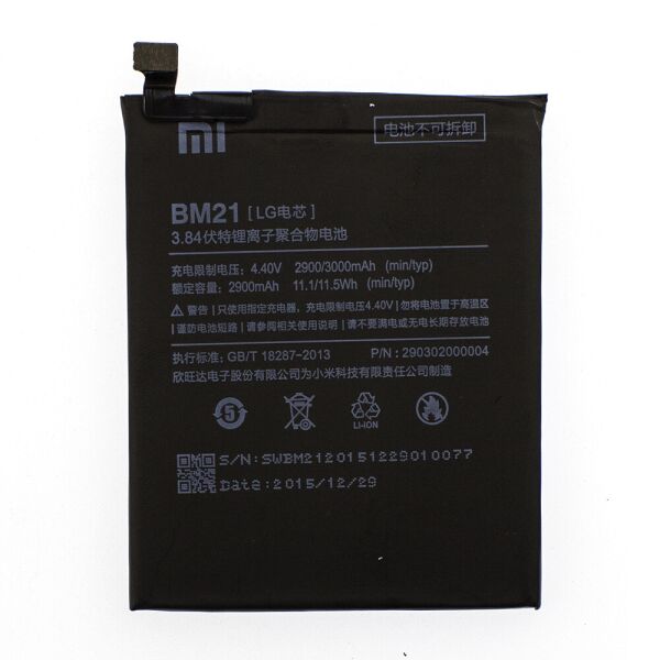 

Аккумулятор BM21 Xiaomi Mi Note (2900mAh)
