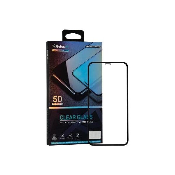 

Стекло защитное Gelius Pro 5D Clear Glass for iPhone X/XS Black (00000070947)