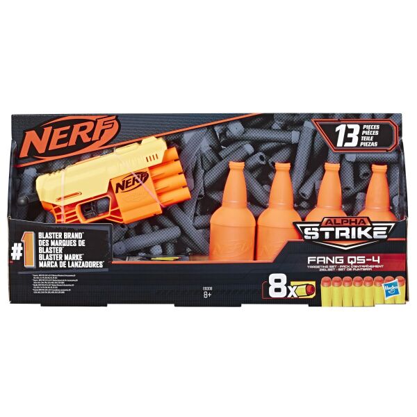 

Бластер Hasbro Nerf Альфа Страйк Фанг QS-4 E8308 (5010993634781)