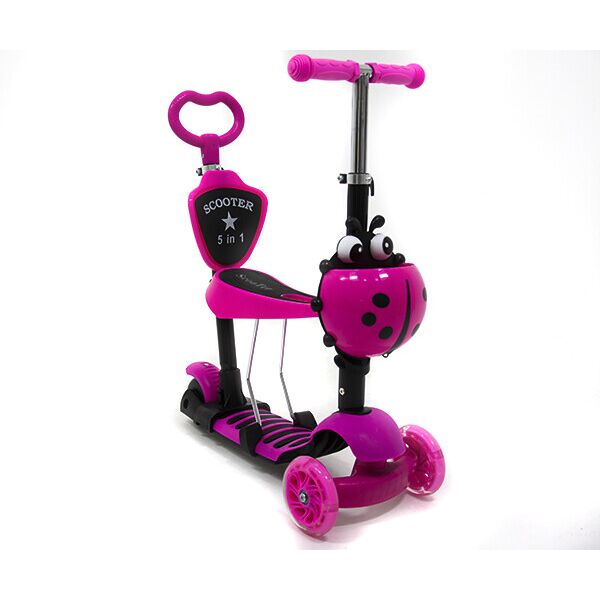 

Самокат 5в1 Scooter 311A ​​с родительской ручкой фиолетовый (2000903507345)