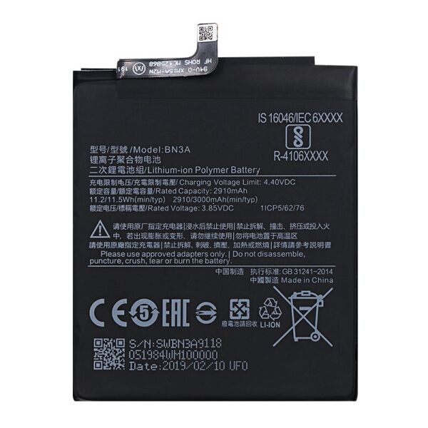 

Аккумулятор BN3A для Xiaomi Redmi Go (3000 mAh)