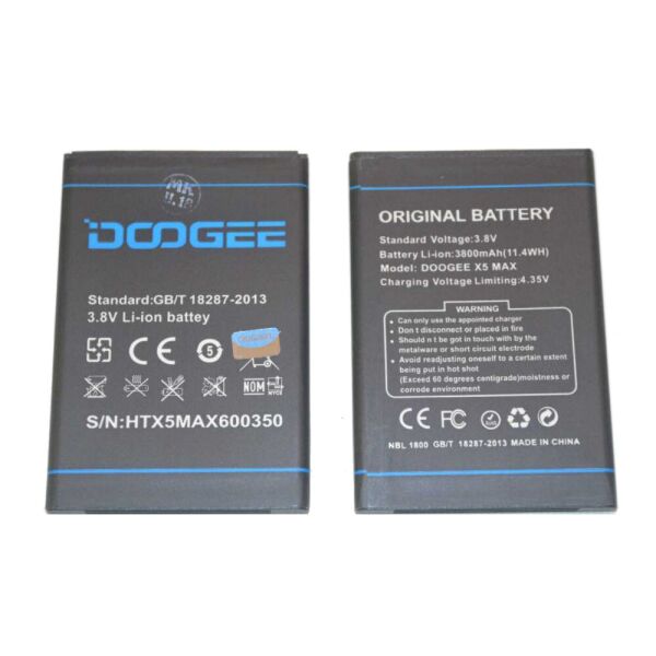 

Аккумулятор Doogee X5 Pro Max/X5 Max 3800mAh (батарея, АКБ)