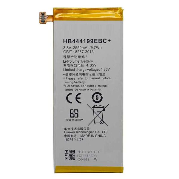 

Аккумулятор HB444199EBC+ для Huawei Honor 4C C8818 G Play Mini G650 (2550 mAh)