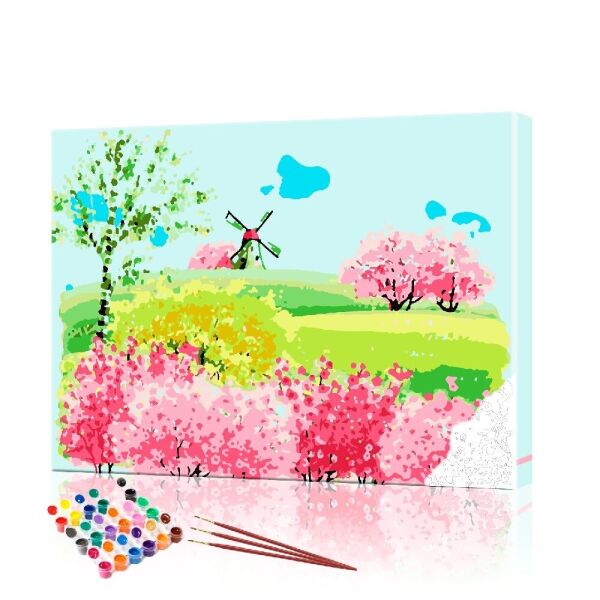 

Картина по номерам ArtSale "Мельница на холме" PBN0457 размер 40х50 см