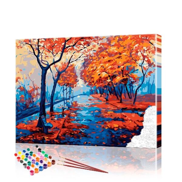

Картина по номерам ArtSale "Осенний парк" PBN0467 размер 40х50 см