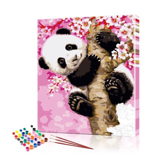 

Картина по номерам ArtSale "Панда на сакуре" PBN0641 размер 40х50 см