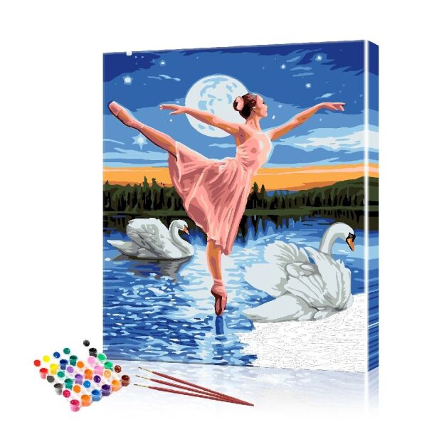 

Картина по номерам ArtSale "Танец на воде" PBN0715 размер 40х50 см