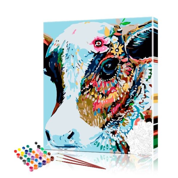 

Картина по номерам ArtSale "Красивая корова" PBN0763 размер 40х50 см