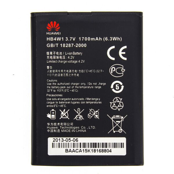 

Аккумулятор HB4W1 Huawei Ascend G510 (1700mAh)