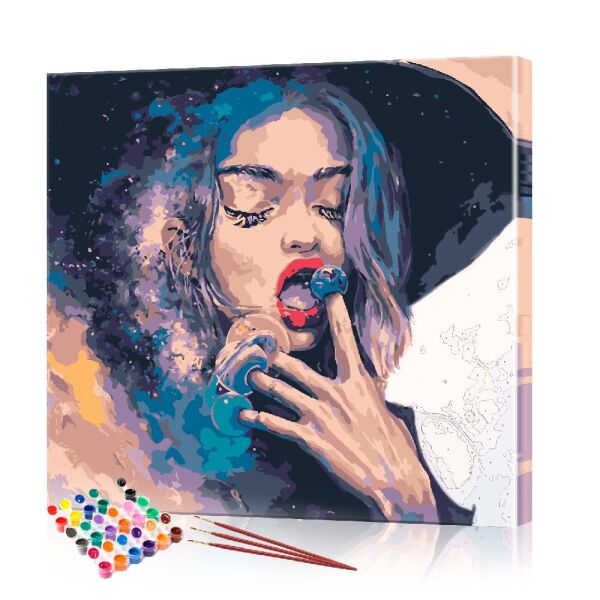 

Картина по номерам ArtSale "Поедательница планет" размер 40х40 см