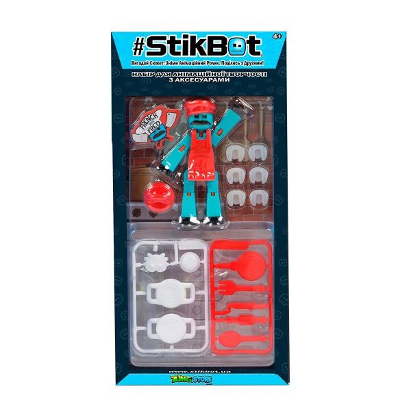 

Ігровий набір для анімаційної творчості Stikbot S4 Кулінарне шоу (6900006517417)