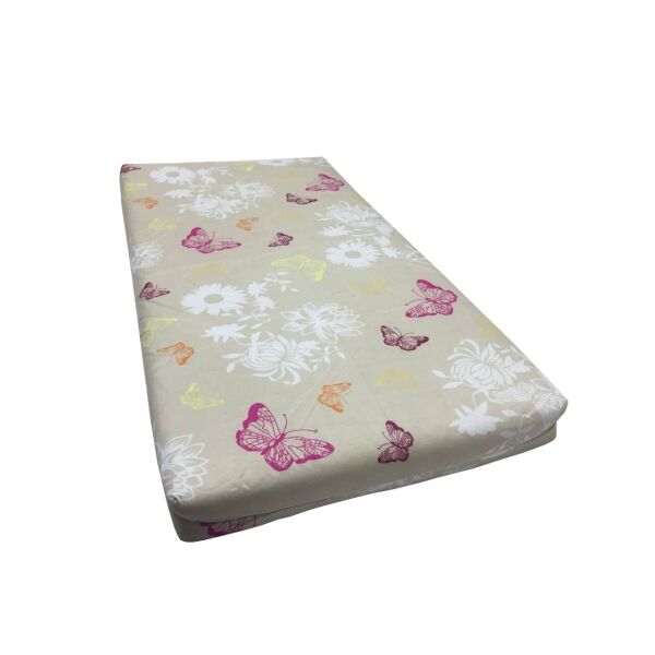 

Матрас детский ортопедический Солодких снів Eco Cotton Comfort Elite 120*60*9 см разноцветные бабочки 2
