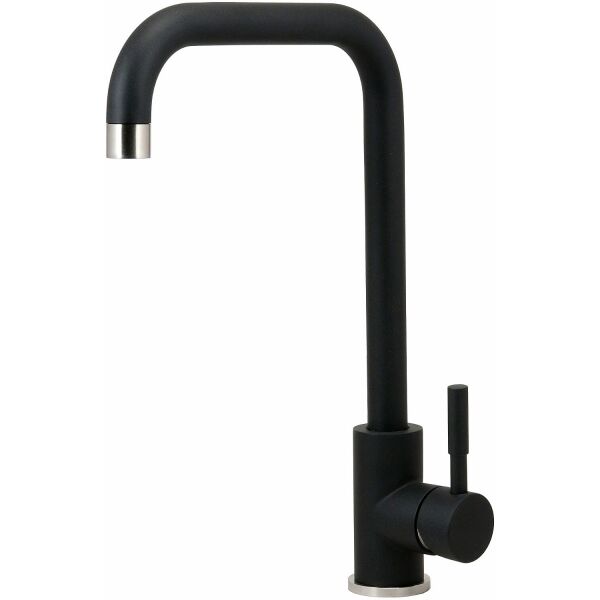 

Смеситель кухонный AQUAMARIN Nautilus 370 NERO combi Черный (без вкраплений)