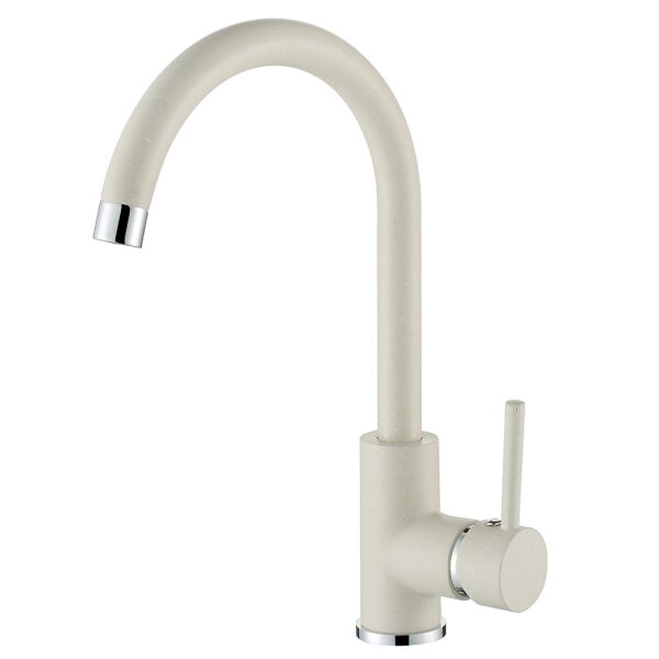 

Смеситель кухонный AQUAMARIN WAVE 390 ALPINA combi (Белый)