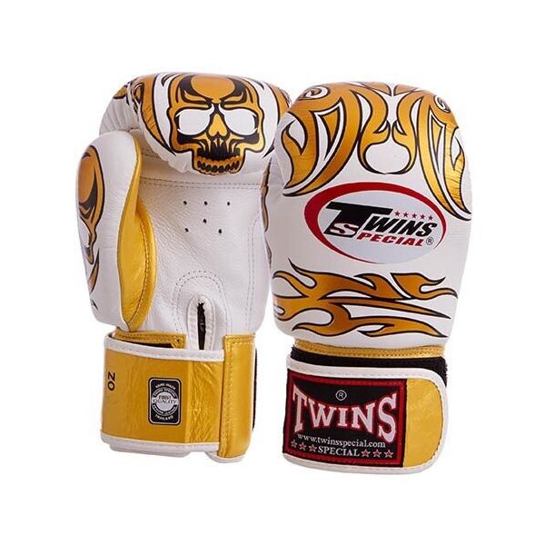 

Перчатки боксерские Twins FBGVL3-31 16oz Бело-золотой (37426084)