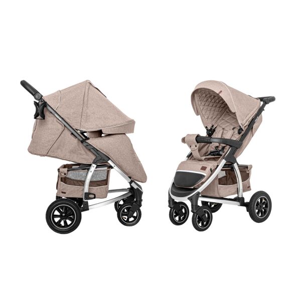 

Коляска прогулочная CARRELLO Vista CRL-5511 Stone Beige, лен