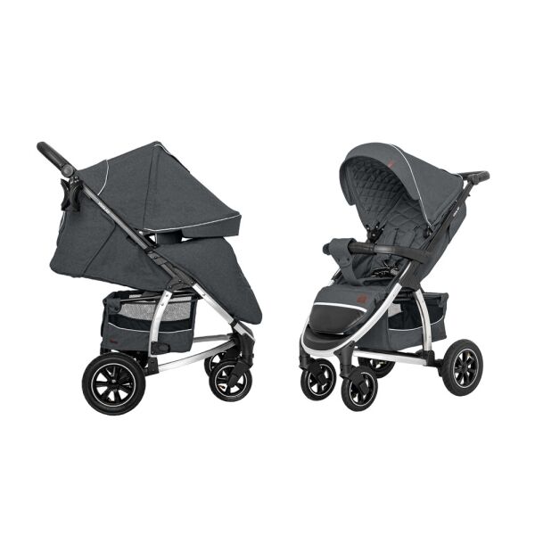 

Коляска прогулочная CARRELLO Vista CRL-5511 Steel Gray, лен