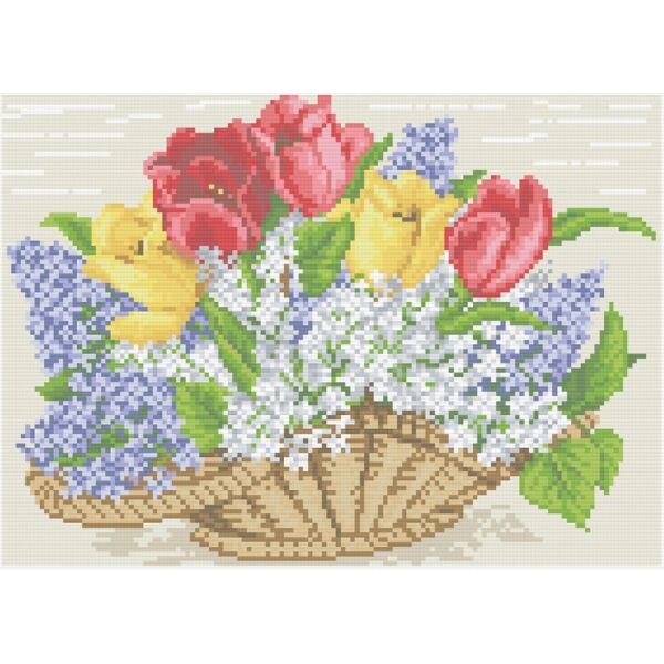 

Набор алмазной вышивки Майский букет АМП-104
