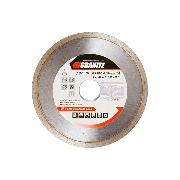 

Диск алмазный Granite 180 мм. 9-05-180