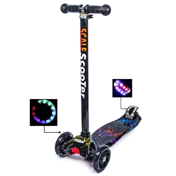 

Трехколесный самокат Best Scooter MAXI PRINT - Молния (sc125)
