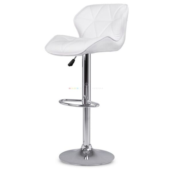 

Стул барный Hoker SEVILA White (Bonro B-868M) поворотный, экокожа, с регулировкой высоты и подставкой для ног
