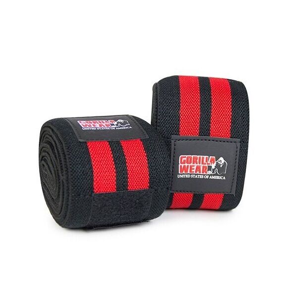 

Крепеж Gorilla Wear Коленные бинты 200см Черно-красный (35369005)