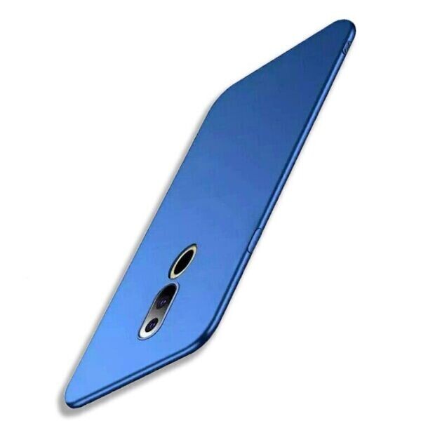 

Чехол Бампер с покрытием Soft-touch для Meizu 15 цвет Синий (030114)