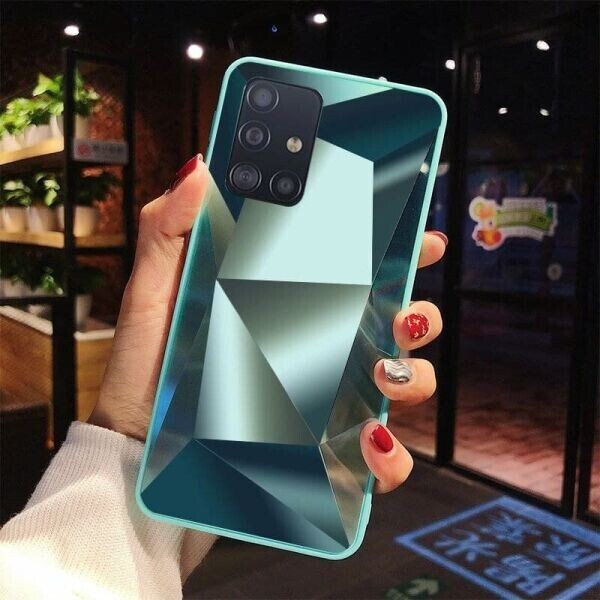 

Чехол стеклянный Diamond для Samsung Galaxy A31 цвет Зелёный (065559)