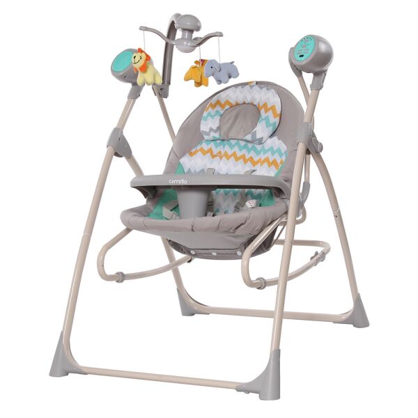 

Колиска-гойдалка CARRELLO Nanny 3в1 CRL-0005 Grey Wave /1/ MOQ