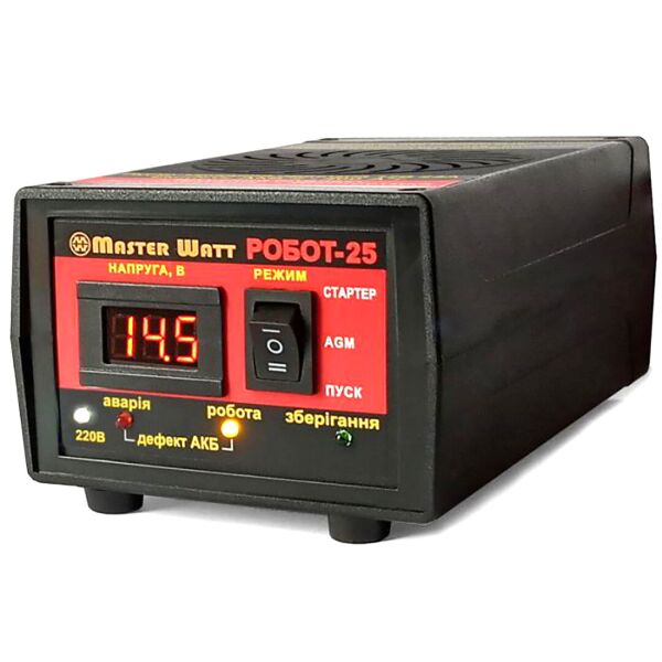 

Пуско-зарядное устройство для автомобиля Master Watt РОБОТ-25