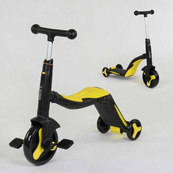 

Самокат 3в1 JT 10993 Best Scooter ЖЁЛТЫЙ 80453