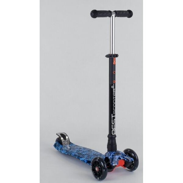 

Детский самокат Best Scooter MAXI PRINT Синий Огонь (sc5113)
